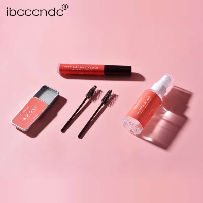 ibcccndc SZ01632 long lasting define eyebrow shape eyelash brush lash growth serum  eyebrow styling soap set with bag