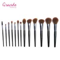 2019 Wholesale Hot Selling Free Sample Professional  Synthetic Hair Hot Stamping Logo Makeup Brush Set