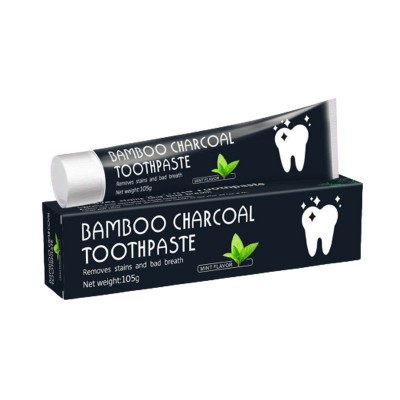 Bamboo charcoal toothpaste whitening teeth stain removal toothpaste refreshes breath tooth care coconut toothpaste 105g